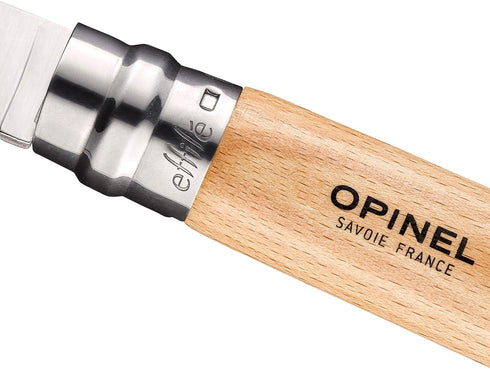 Opinel Effile Slimline Series Folding Fillet Knife – Slim Blade, Virobloc Locking Collar, Beechwood Handles, Updated