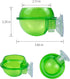 AUEAR 2 Pack Reptiles Suction Cup Feeder - Chameleon Feeding Bowl Water Dish Gecko Ledge Supplies for Lizards