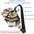 PAFEFO (2) Backpack Daypacks shrimp tofu ginger bok choy Sling Crossbody Bag Convertible, Small Diaper Bag Hiking