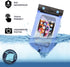 Lewis N. Clark WaterSeals Triple Seal Waterproof Pouch + Dry Bag for Cell Phone or Tablet, Medium (5.6x4.5)