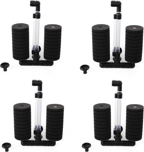 XINYOU XY-2822 Air Pump Double Sponge Water Filter for Aquarium (4-Pack)