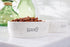 Pearhead Woof Pet Bowl, 24 oz Ceramic Dog Water and Food Dish, Microwave and Dishwasher Safe, Holds 3 Cups