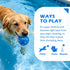 Cimolea (2.6") Dog Balls Tennis balls for Dogs, Interactive Dog Toys for Aggressive Chewers ,Indestructible Dog Toy