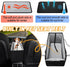 Portable Dog Car Seat for Small Dogs - Pet Booster Seat with Safety Leash, Adjustable Straps, Washable Cushion