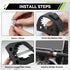 MusixiA 1"~1.5" 6Pcs Shovel Holder for Truck Quick Release Rubber Clamp Grip Mount Kit Fits for Roof Rack from