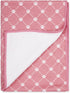Bone Dry Pet Grooming Towel Collection, Trellis Print Microfiber Absorbent Drying Set, 15x30, Rose, 3 Count