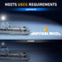 18 Inches IP67 (12-24V) Boat Stern Light Anchor Light LED Marine, Waterproof Fold Down White Back Boat Navigation