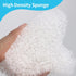 Cat Water Fountain Filters, 12 Pack Replacement Foam Sponge Pre-Filters for Ceramic and Stainless Steel Fountains
