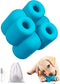 Dog Chew Toys for Aggressive Chewers - Interactive Slow Feeder Treat Toy Collection, Durable Frozen Feeding Toy (Blue)