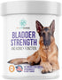 Bladder Strength Chews - Approx 55 Natural Dog UTI Treatment | Kidney Support for Senior Dogs