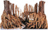 Natural Red Moor Driftwood Mix for Aquarium Decorations, 150 g Moss Ball for Terrarium Fairy Garden Freshwater Planted