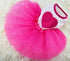 Idepet XL Spring Summer Pet Dog Cat Puppy Tutu Dress, Heart Printed Lace Dog Skirt Apparel