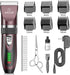 oneisall Dog Clippers, Low Noise 2-Speed Quiet Grooming Kit, Rechargeable Cordless Pet Hair Clipper for Dogs and Cats