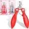 2 Pack Professional Dog Nail Trimmer, Safety Guard Clipper for Dogs, Sharp Trimmer with Nail File for Claw Care
