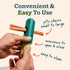 WOOF BullySafe Durable Dog Chew Holder, Safe Bully Stick Holder for Long-Lasting Play, Easy to Clean.