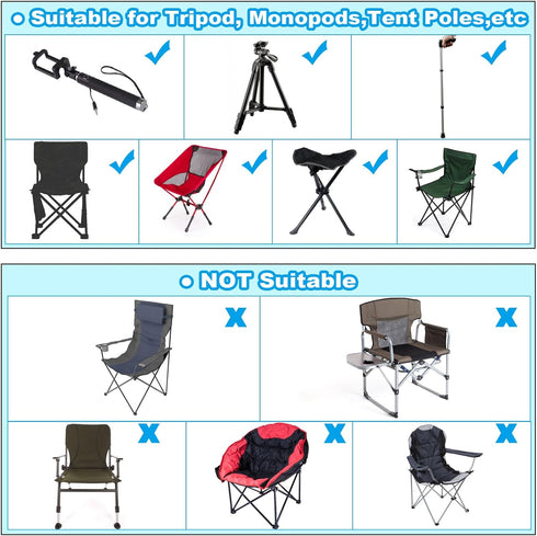 31x8 Inch 3 Pack PATIKIL Camp Chair Replacement Bag, Nylon Folding Camping Chair Carry Bag Tripod Case Bag with Handle