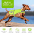 Reflective Dog Vest for Safety - High Visibility Fluorescent Pet Vest Lightweight Jacket Dog Clothes Reflective Dog Harness for Night Walking Hunting Camping (Neon Green, Medium)