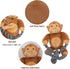 kattypet Plush Squeaky Dog Toys - Durable Cute Animals Toy for Indoor Play with Small, Medium and Large Dogs (Rabbit)