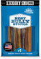 Best Bully Sticks 6 Inch Hickory Smoked 100% Natural Bully Sticks for Dogs, 5 Pack - Odor-Free, Grain-Free Beef Chews