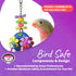 Super Bird Creations SB1085 Flower Power Bird Toy - Ideal for Small/Medium Birds, 7" x 2.5" x 2"