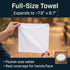 100% Backpacking 100/250/500 Pack Compressed Towel Tablets - Bamboo Camping Toilet Paper Tablets, Great for Hiking