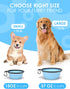 Aonkey 2 Pack Collapsible Dog Bowls with Bottle Carrier, Upgraded Silicone Portable Water Bowl for Pets