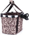 Pet Dog Bike Basket & Carrier Bag - Foldable Detachable Bicycle Basket for Small Animals (Coffee)