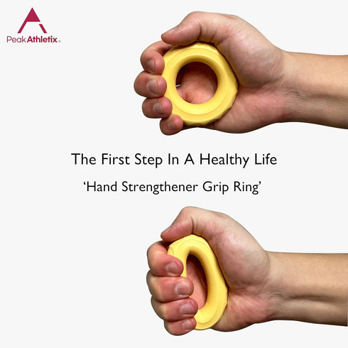 Hand Strengthener Grip Ring Exercisers, Squeezer Gripper for Muscle Strengthening Training Tool
