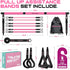 Pilates Bar Kit with Resistance Bands, Multifunctional Heavy-Duty Pilates Bar for Home Workouts for Women & Men
