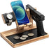DGWJSU Pistol Rack for Gun Safe, Wood Handgun Rack Holder for Gun, Phone