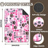 2PC 36"x24" Reusable Potty Pads for Dog-Washable Pee Pads for Floors/Couch/Bed and Crates-with Pink Dogs Paw Pattern