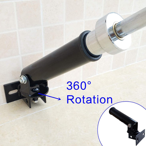 Wall Mount Post Landmine Attachment for Barbell with 360 Degree Rotation, T-bar Row Attachment Landmine Base for Fitness