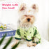 Summer Dog Pajamas for Small Dogs - Soft Onesie for Yorkie Chihuahua Teacup with Cute Pattern
