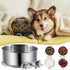 Dog Crate Water Bowl - 2 Pack No Spill Hanging Cage Food Bowls for Small & Medium Pets