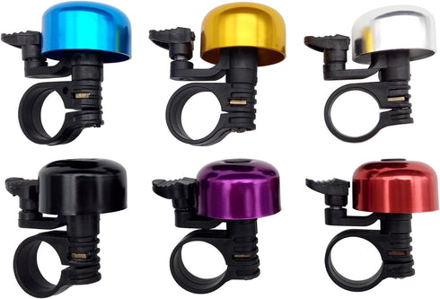 TrendBox Lightweight Alloy Bicycle Handlebar Bell Ring Horn, 6 Colors, Emergency Alarm for Safety