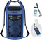 Piscifun Waterproof Dry Bag, Floating Backpack 5L/10L/20L/30L/40L with Waterproof Phone Case for Kayaking