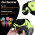 VIVAGLORY Bright Yellow Sports Style Dog Life Vest, Life Jacket for Swimming & Boating, Ripstop Buoyancy with Handle, S