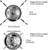 Multi-Fuel Small Camping Stove for Outdoor Cooking - Propane/Butane/ISO-Butane 3 in 1