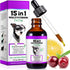 VOSIFSDIY Dog Multivitamin,15 in 1 Dog Multivitamin Liquid Drops Supplements, Dog Vitamins for
