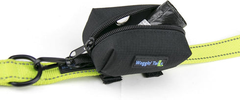 Wagtime Club Poop Bag Dispenser (Black) - Quick Waste Dispenser with Improved Design & 1 Free Roll