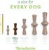 Benebone Zaggler Rolling Dog Chew Toy for Aggressive Chewers, Small, Real Bacon, Made in USA