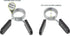 ProsourceFit Olympic Barbell Spring Clip Collar Pair, 2-inch with Easy-Grip Handles for Weightlifting, Powerlifting &