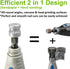 Jumbo Diamond Dremel Dog Nail Grinder Attachment, Faster Dremel Diamond Bit for Dog Nails, 1/8'' for Home Nail Care