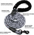 COOYOO Dog Leash 5/6 FT with Highly Reflective Threads and Comfortable Padded Handle for Medium Large Dogs