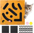 Luampo MDF Cat Nail File Enrichment Box, Scratch Puzzle with Sandpaper Surface, Stress-Free