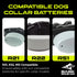 Dog Collar Batteries - Replacement for Invisible Fence Collar Batteries R21, R22, R51 (4-Pack)