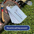 Golf Reference Cards - Pocket Survival Guide and Instruction Booklet, Compact Waterproof PVC Cards for Troublesome Shots