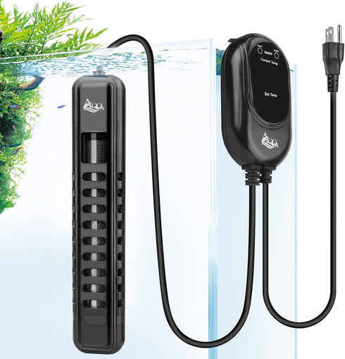 AQQA 200W Aquarium Heater for 45-80 Gallon Submersible Fish Tank, Suitable for Betta Fish