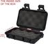 Watertight Box Outdoor Utility Dry Box, Shockproof Waterproof Case with Foam for Fishing, Camping