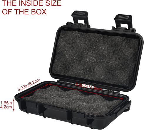 Plastic Storage Case, Durable Fishing Tackle Box, Waterproof Dry Storage Box for Camping Fishing